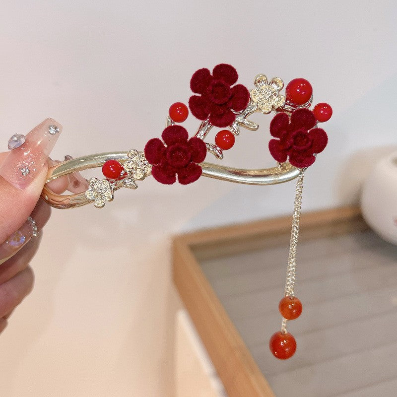 【A1025】Plum Blossom Clip Hair Jewelry