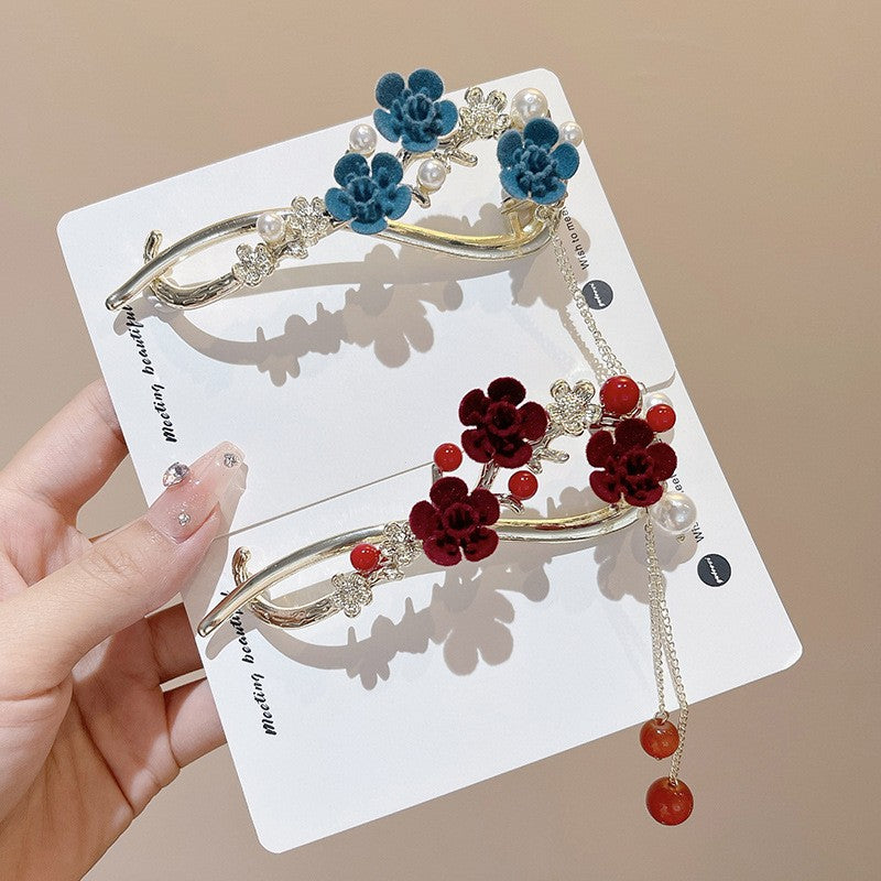 【A1025】Plum Blossom Clip Hair Jewelry