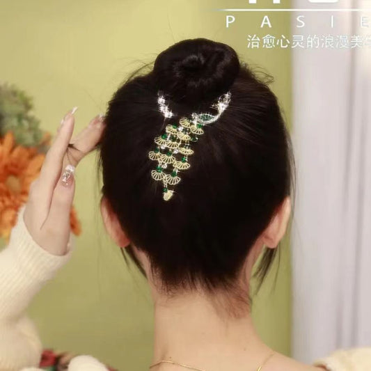 【A1020】Peacock Ball Head Hair Button