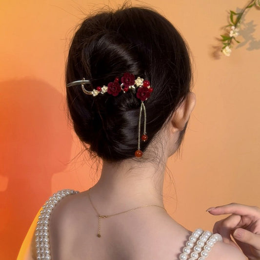 【A1025】Plum Blossom Clip Hair Jewelry