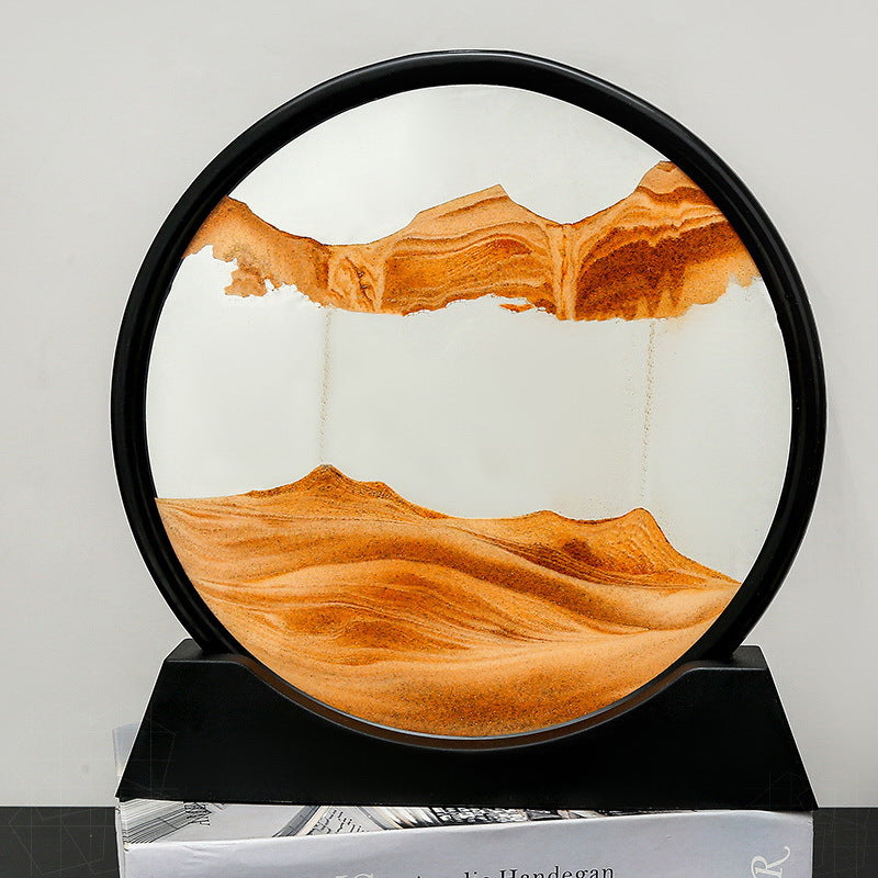 【B1001】3D quicksand painting hourglass home decoration crafts