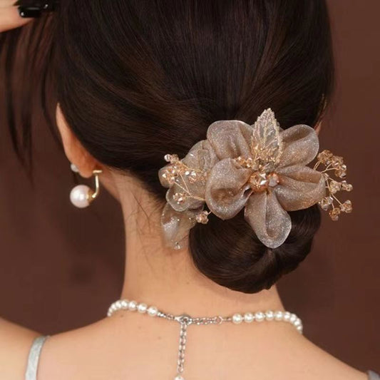 【A1019】Exquisite Flower Large Intestine Hair Circle