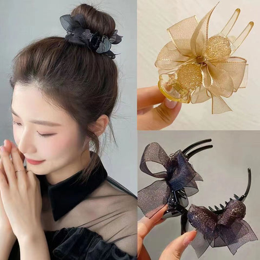 【A1021】Ball hair butterfly duck mouth hair clip