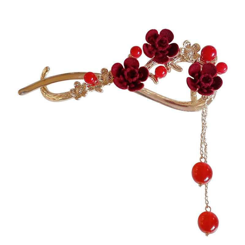 【A1025】Plum Blossom Clip Hair Jewelry