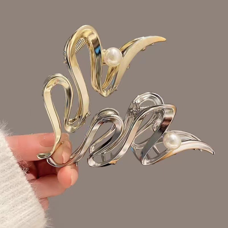 【A1013】Large high-end S-shaped hair clip