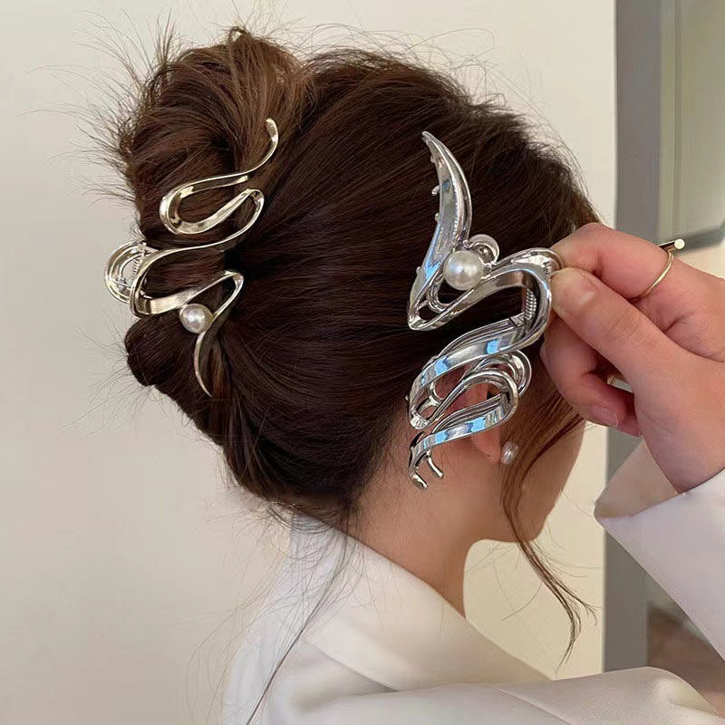 【A1013】Large high-end S-shaped hair clip